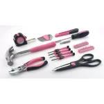 Apollo 39-Piece General Homeowner Hand Tool Set in Pink thumbnail 6