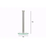 Jiallo Stainless Steel Paper Towel Holder with Weighted Glass Base thumbnail 3