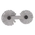 Grand Rapids Industrial Products Grip Thread Pitch Gauge - Dual Metric and SAE Stainless Steel Thread Counter thumbnail 2