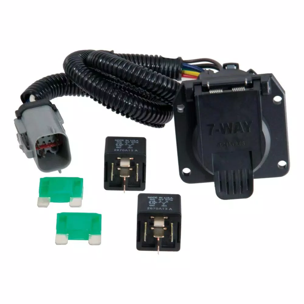 CURT Custom 7-Way RV Blade Trailer Wiring Harness for Ford F250 F350 F450 F550