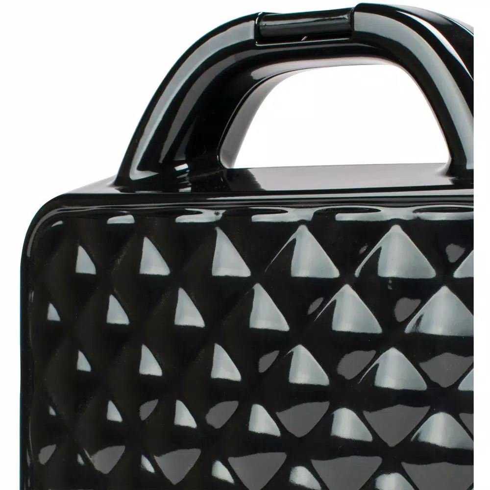 Brentwood Appliances Couture Purse Nonstick Dual Waffle Maker, Black