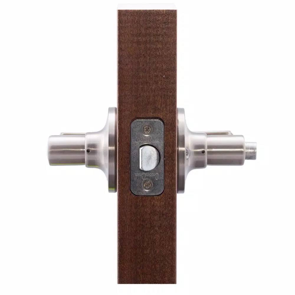 Copper Creek Satin Stainless Steel Privacy Lever for Bedroom and Bathroom