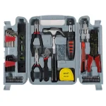 Stalwart 130-Piece All Purpose Homeowner's Tool Set with Carrying Case thumbnail 1