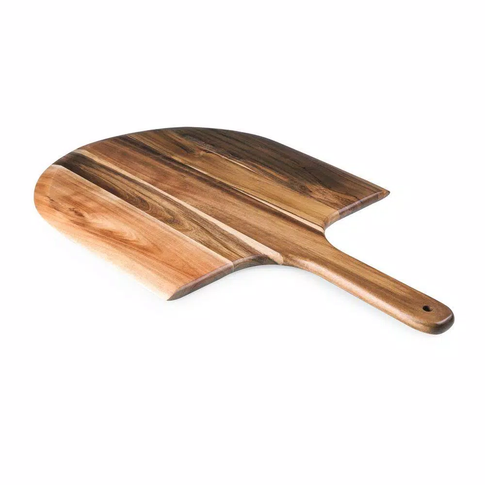 Legacy Picnic Time Acacia Wood Pizza Peel - Large Flat Paddle for Pizza and Breads