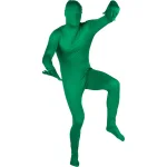 Unbranded Capital Costumes Adult Spandex Second Skin Full Bodysuit Halloween Costume - Green thumbnail 3