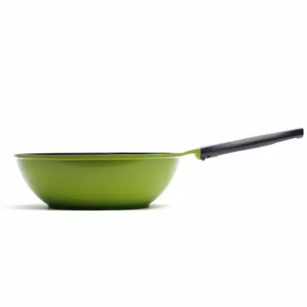 Ozeri Green Earth 14.5 in. Aluminum Ceramic Nonstick Frying Pan, Green