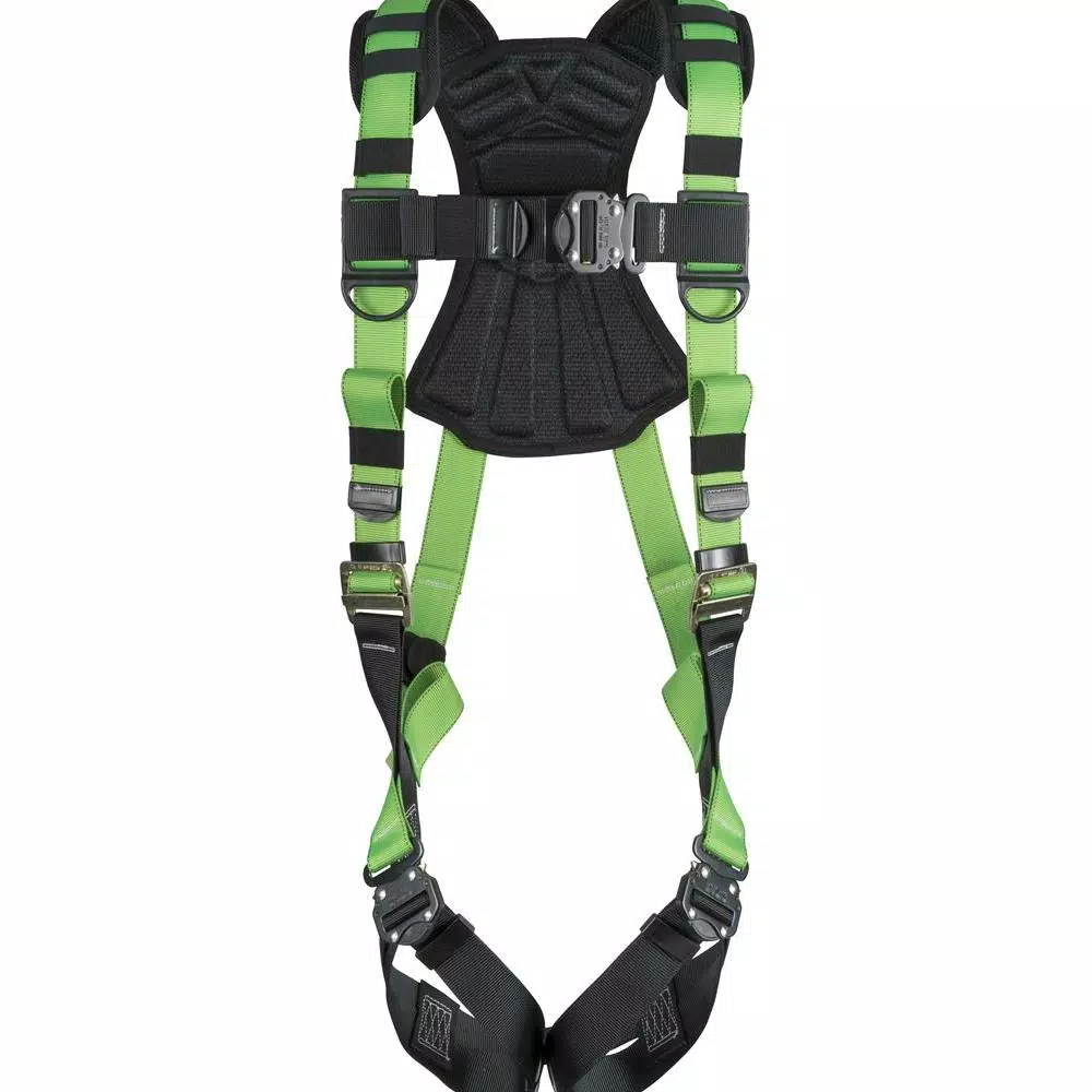 WERNER UpGear H513002 Easy-Wear Safety Harness - Green, One Size