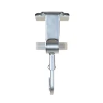 Village Lighting Company Silver Mantle Garland and Stocking Holder - Adjustable Metal Mantle Hanger thumbnail 4