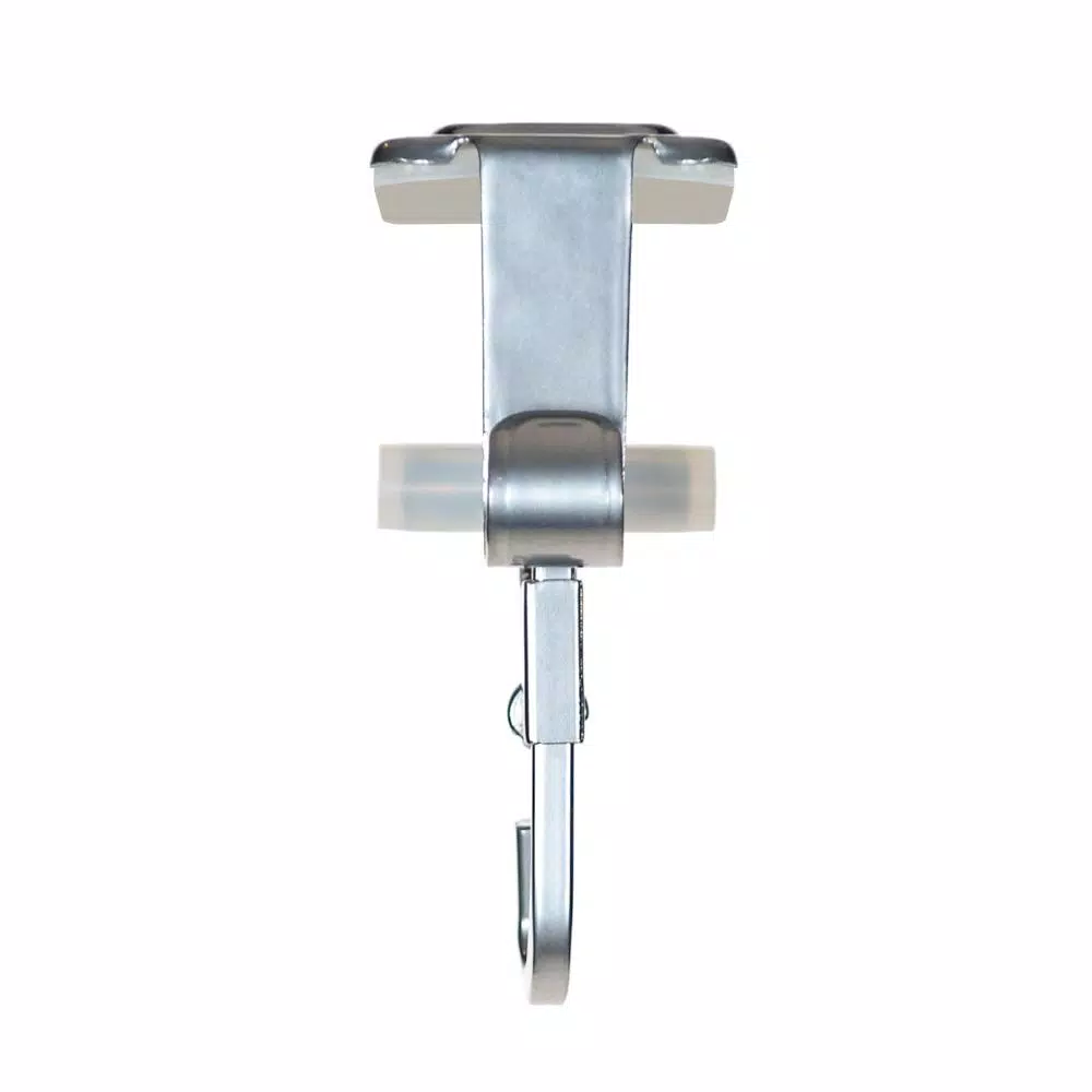 Village Lighting Company Silver Mantle Garland and Stocking Holder - Adjustable Metal Mantle Hanger