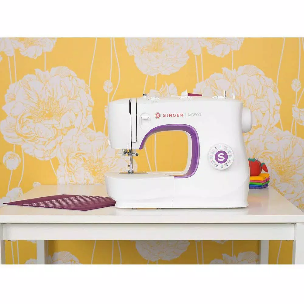 SINGER M3500 Sewing Machine with 32 Stitches and Easy Stitch Selection, White