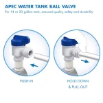 APEC Water Systems APEC Reverse Osmosis Tank Ball Valve, 3/4 in. NPTF to 3/8 in. Output, for 14 or 20 Gallon Storage Tanks thumbnail 4