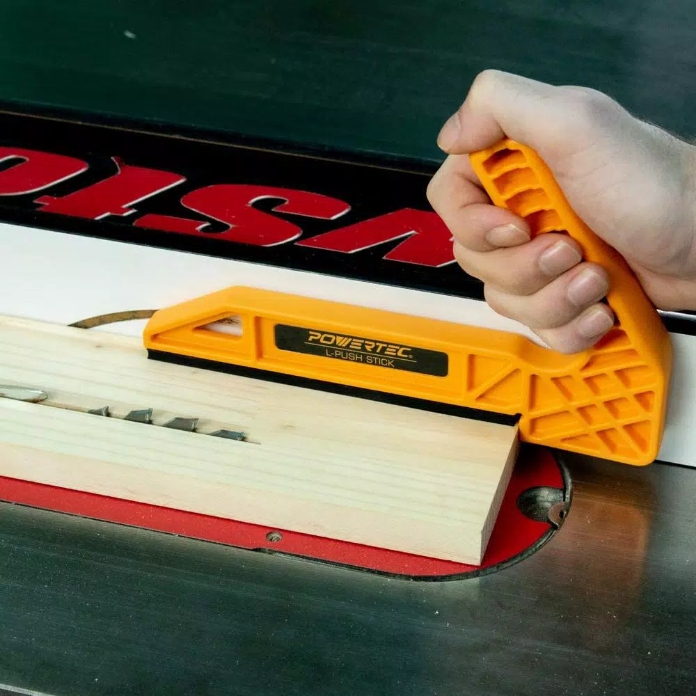 POWERTEC Woodworking Safety Kit - Universal Featherboard, Deluxe Push Blocks and Magnetic Push Stick
