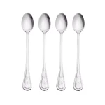 Towle Living Towle Everyday Palm Breeze Stainless Steel Iced Beverage Spoons, Set of 4 thumbnail 1