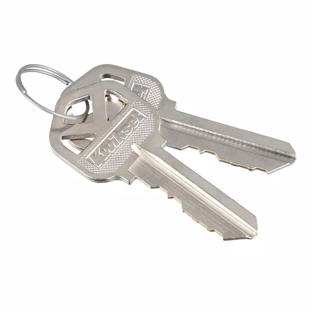 Kwikset Dakota Single Cylinder Entry Handleset, Satin Nickel, SmartKey Security