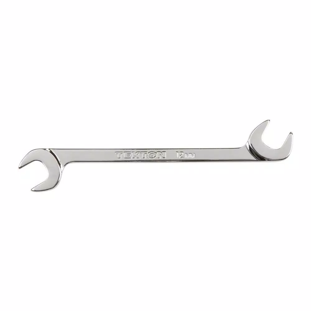TEKTON 12 mm Angle Head Double Open End Wrench, 60° Offset