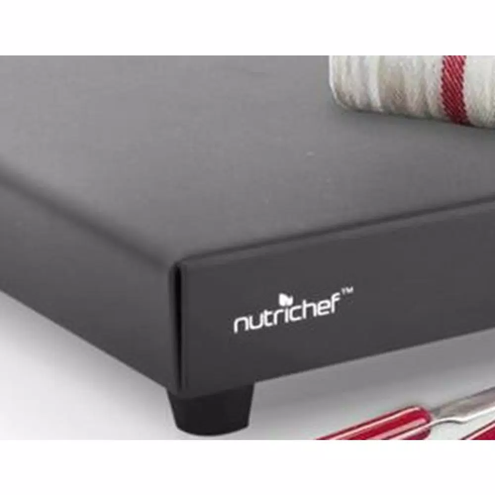 NutriChef Raclette Cheese Melter with Adjustable Grilling Plate and Stainless Steel Construction