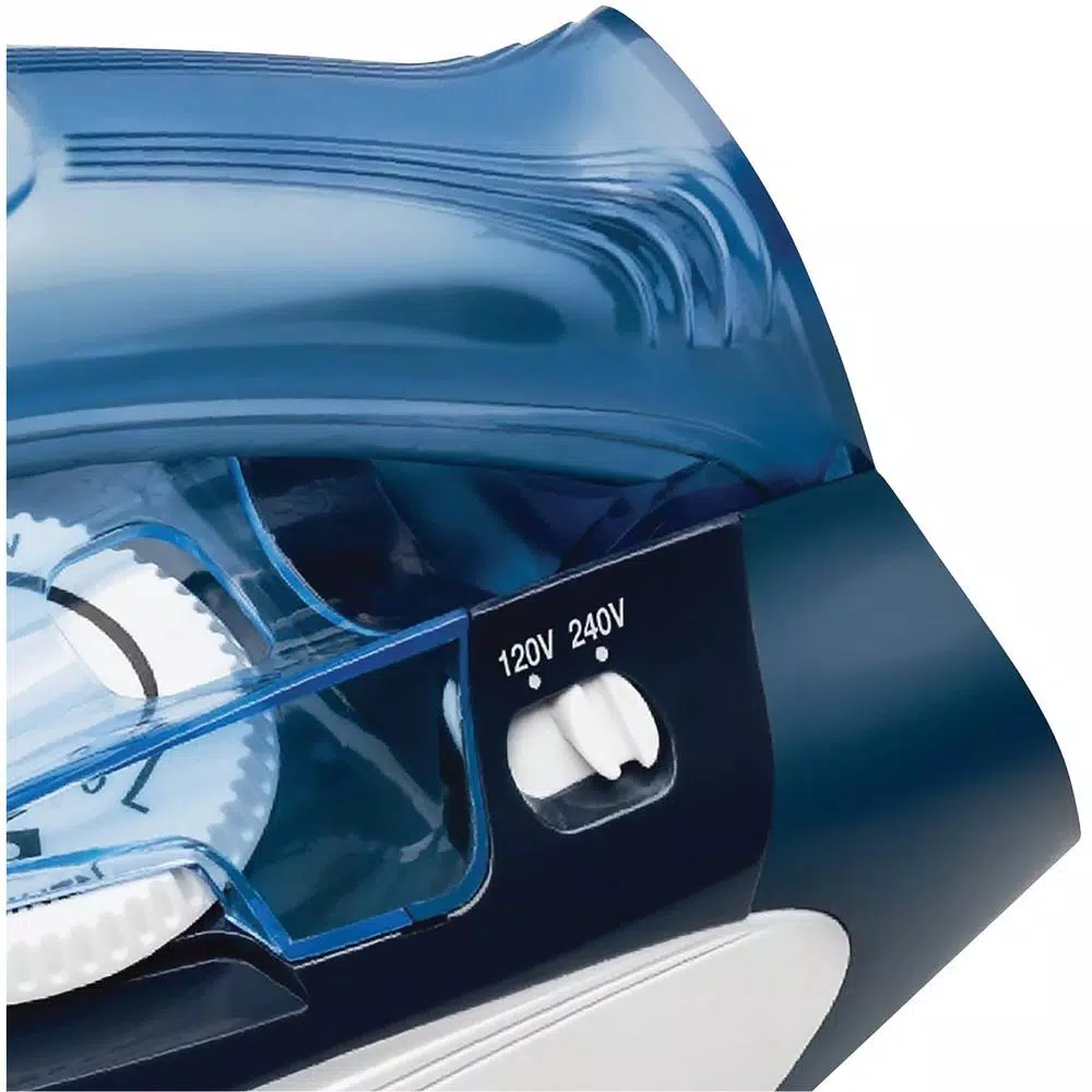 Brentwood Appliances MPI-45 Dual-Voltage Nonstick Travel Steam Iron, Blue