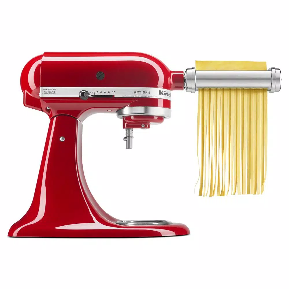 KitchenAid 3-Piece Gray Pasta Roller and Cutter Attachment Set for KitchenAid Stand Mixers