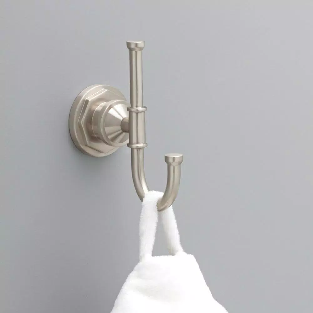 Delta Lochurst Towel and Robe Hook in SpotShield Brushed Nickel