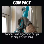 Makita 12V MAX CXT Lithium-Ion Cordless 3/8 in. Right Angle Drill Kit (2.0 Ah) thumbnail 9