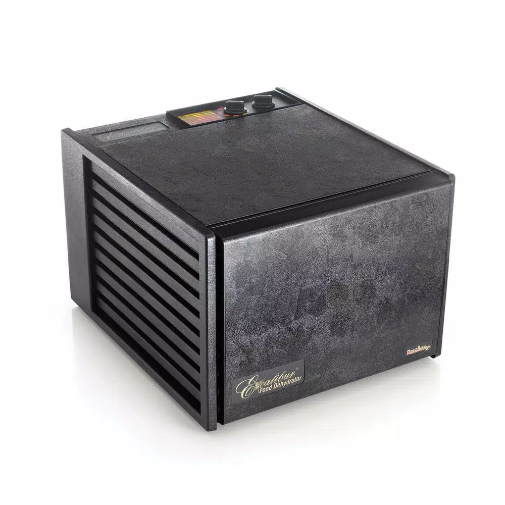 Excalibur 9-Tray Black Electric Food Dehydrator with 26-Hour Timer and Adjustable Temperature
