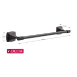 Delta Portwood 18 in. Single Towel Bar, Venetian Bronze thumbnail 8