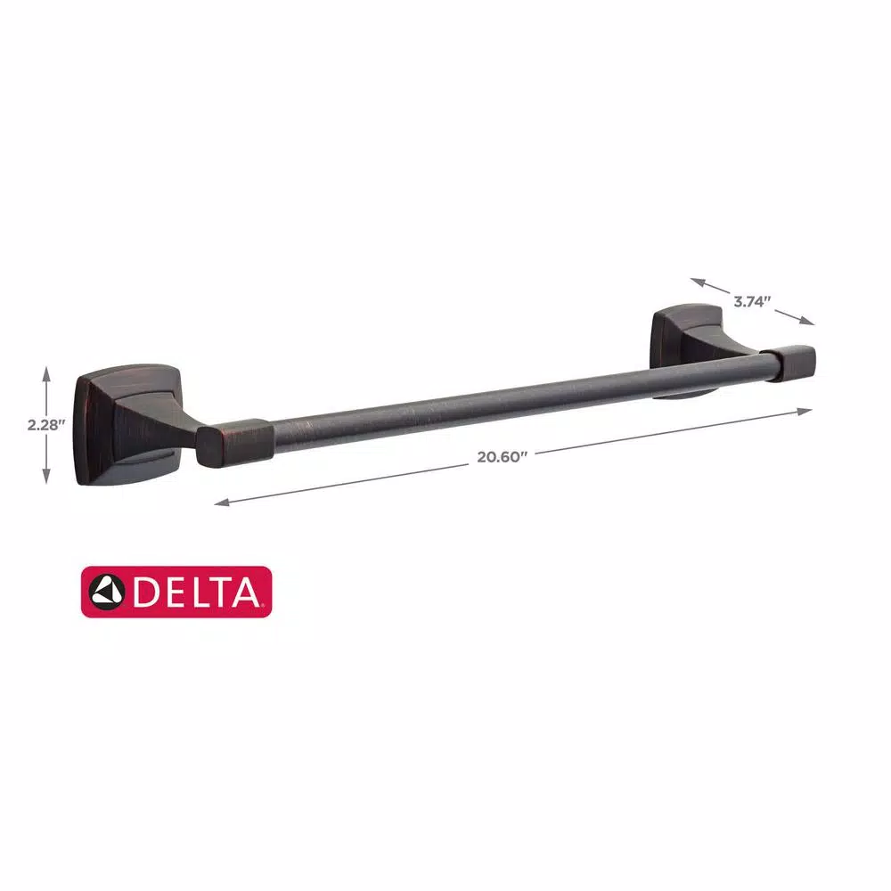 Delta Portwood 18 in. Single Towel Bar, Venetian Bronze