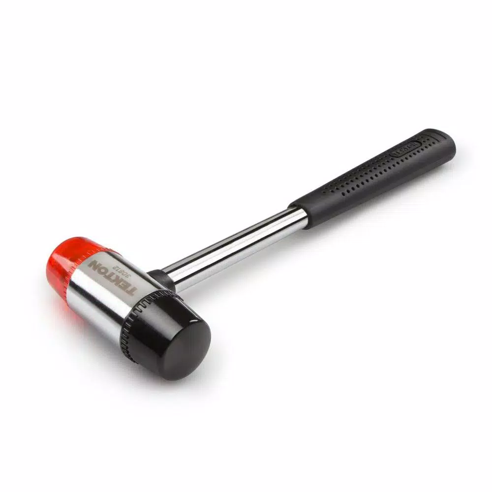 TEKTON 35 mm Double-Faced Soft Mallet with Tubular Steel Handle