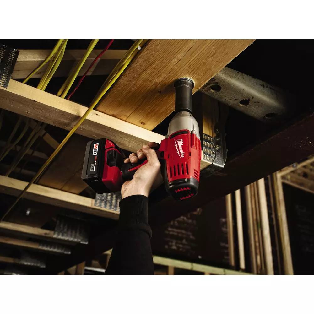 Milwaukee M18 1/2 in. High-Torque Cordless Impact Wrench with Pin Detent (Tool Only)