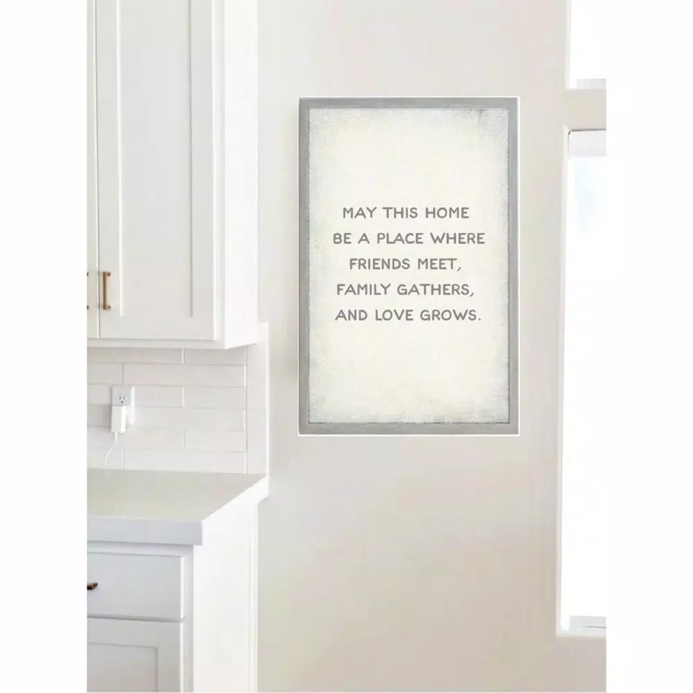 Petal Lane Home May Your Days Be Filled Magnetic Memo Board, Ebony Frame, 24 x 32 in.