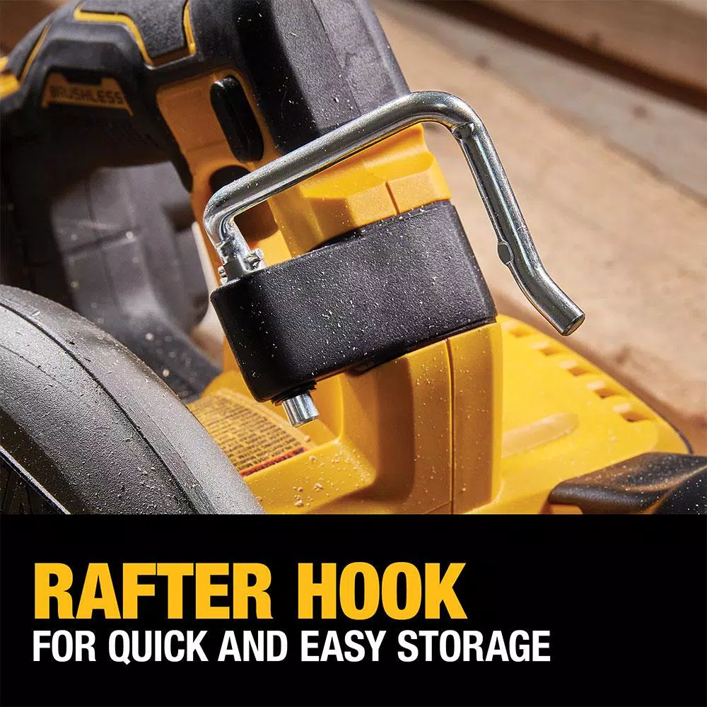 DEWALT 20V MAX Brushless 7-1/4 in. Circular Saw Kit with FLEXVOLT Advantage and (1) 6.0Ah FLEXVOLT Battery