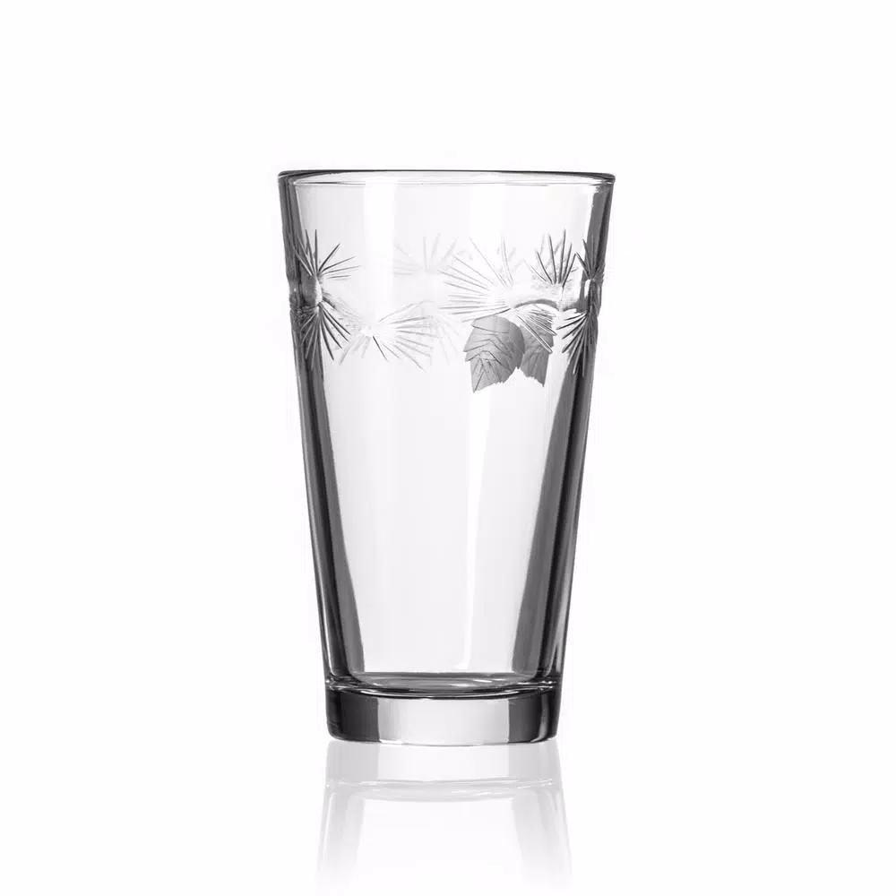 Rolf Glass Icy Pine 16 oz. Clear Pint/Mixing Glass Set of 4