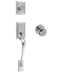 Delaney Kellington Delaney Polished Chrome Single Dummy Entry Door Handleset thumbnail 1