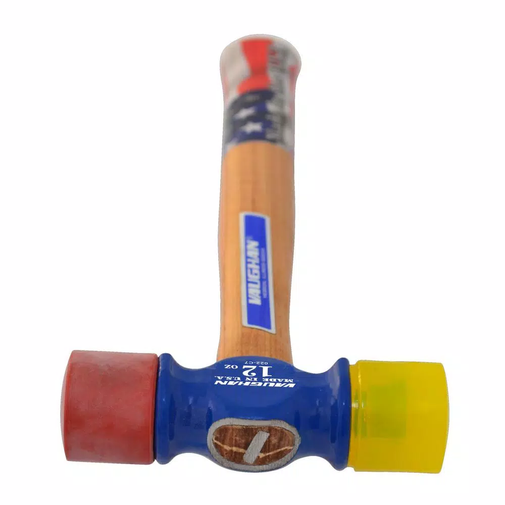 Vaughan 12 oz. Soft Face Mallet with 12.5 in. Hickory Handle