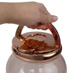Unbranded 1 Gal. Plastic Beverage Dispenser with Spigot - Gold Beverage Serveware thumbnail 4