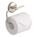 Hansgrohe S/E Single-Post Toilet Paper Holder in Brushed Nickel, Solid Brass thumbnail 1