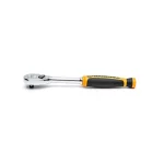 GearWrench 1/4 in. Drive 90-Tooth Dual Material Teardrop Ratchet, 6 in. thumbnail 2