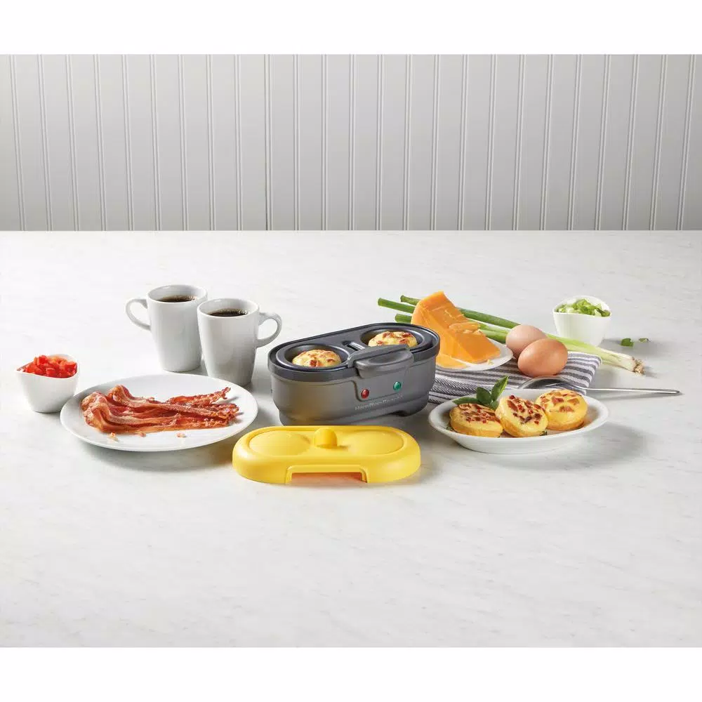 Hamilton Beach Egg Bites and Poached Egg Maker, Grey