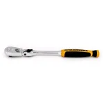 GEARWRENCH 1/4 in. Drive 90-Tooth Locking Flex Head Teardrop Ratchet, 8 in. thumbnail 4
