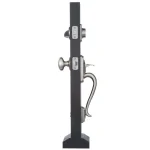 Schlage Camelot Single Cylinder Deadbolt with Siena Knob Handleset, Satin Nickel thumbnail 3