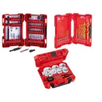 Milwaukee SHOCKWAVE 73-Piece Impact Duty Driver Bit, Titanium Drill Bit, and Hole Dozer Set thumbnail 1