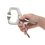 TEKTON 6 in. Swivel Pad Locking C-Clamp thumbnail 5
