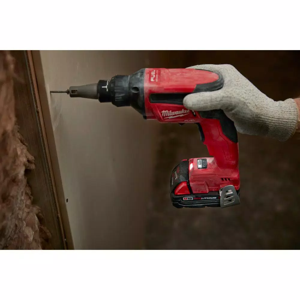 Milwaukee M18 FUEL 18V Brushless Cordless Drywall Screw Gun & M18 Cut Out Tool Kit