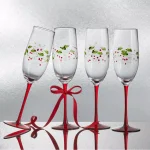 Pfaltzgraff Winterberry Champagne Flute Glasses, Set of 4 thumbnail 2