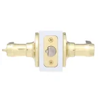 Defiant Viano Polished Brass Keyed Entry Door Lever thumbnail 3