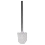 Unbranded Stainless Steel Handle Toilet Brush with Holder, Silver thumbnail 1