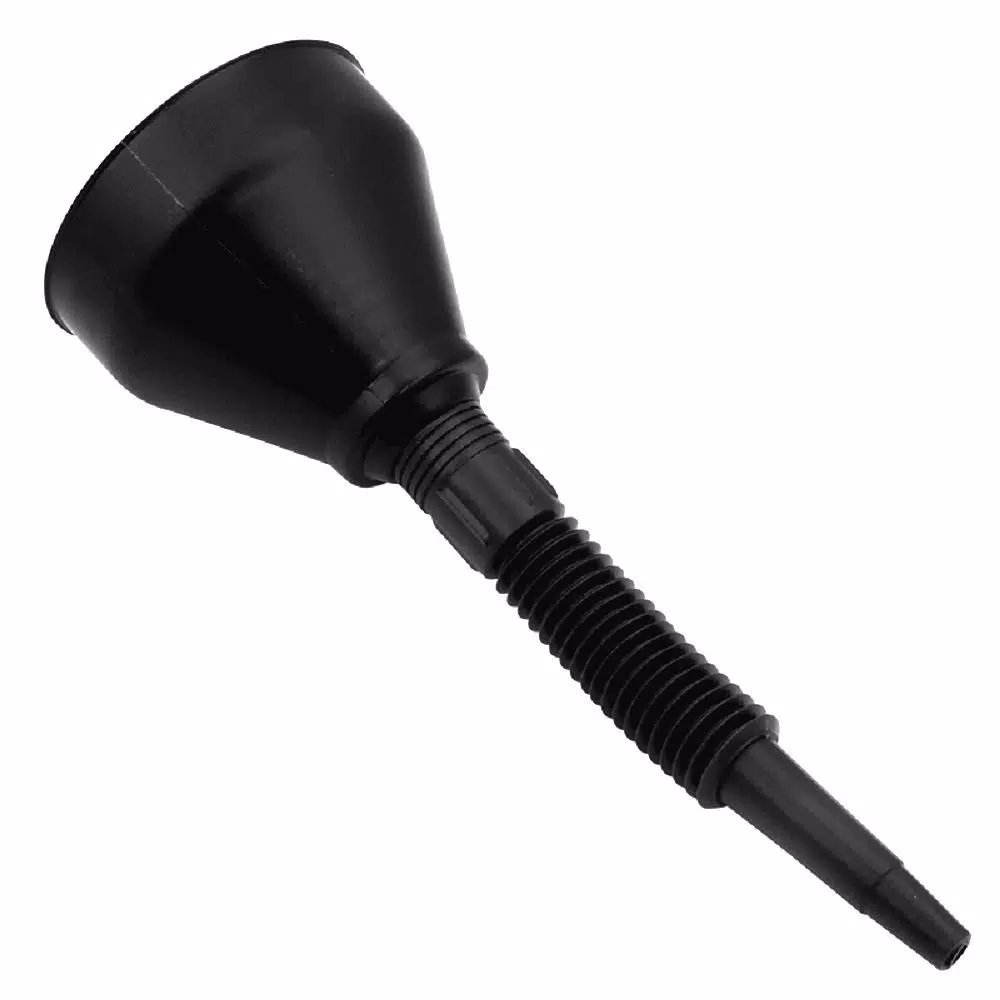 Stark 14.5 in. Multi-Purpose Funnel with 10 in. Flexible Spout Extension and Mesh Strainer