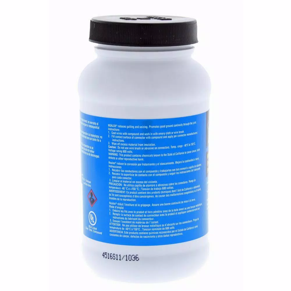 Ideal Noalox Anti-Oxidant Joint Compound with Brush Cap, 8 oz. (2 Pack)