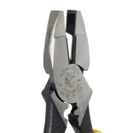 Klein Tools 9 in. Journeyman High Leverage Side Cutting Crimping Pliers thumbnail 6