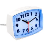 Equity by La Crosse 3 in. Analog Electric Alarm Clock with Backlight, White thumbnail 5